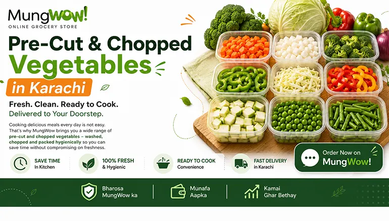 Chopped vegetables online delivery in Karachi